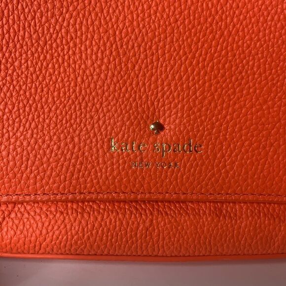 Kate Spade Orchard Street pebbled leather coral crossbody bag - Picture 5 of 12